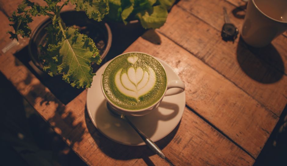 Matcha s peno