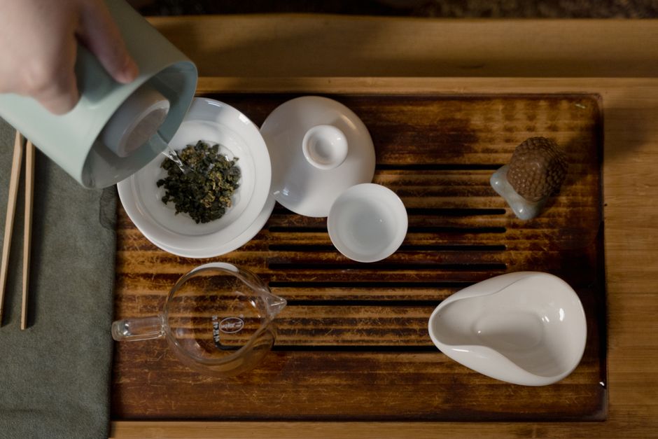 Oolong v gaiwanu